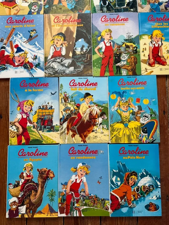 État bon - Blanc vintage - Lot de 14 livres bd albums Caroline Pierre Probst - photo numéro 2