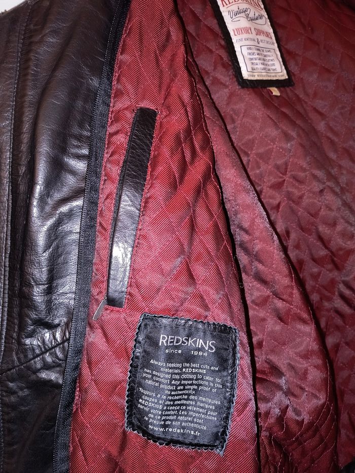Redskins cuir véritable tbe - photo numéro 7