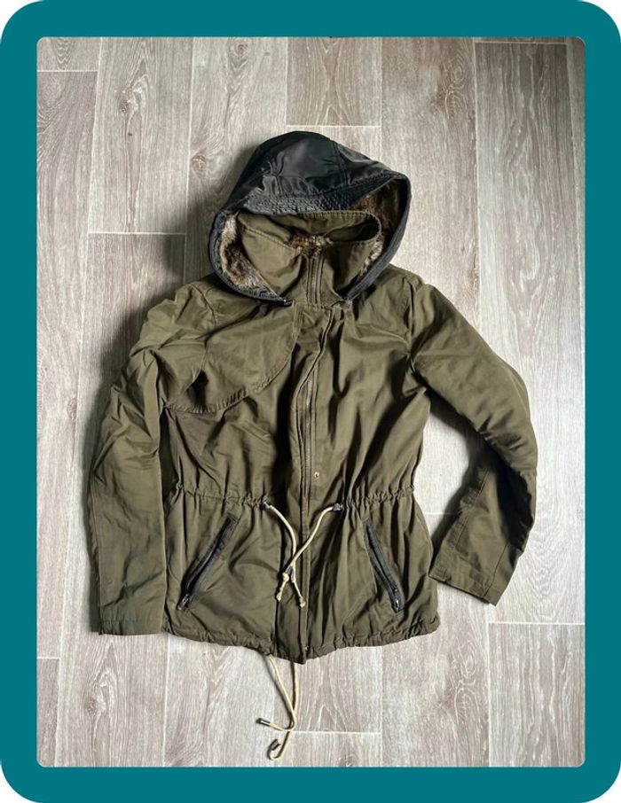 Parka fourrure zara