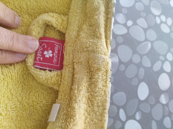 Peignoir Françoise Saget jaune vert taille 50/52 - photo numéro 6