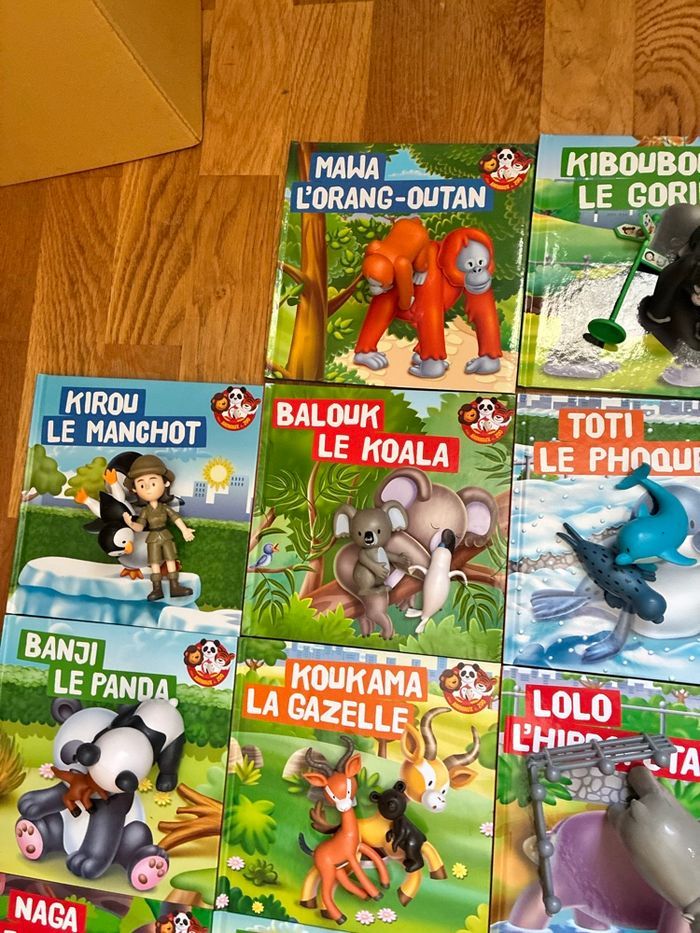 23 livres avec figurines collection mes animaux du zoo - photo numéro 8