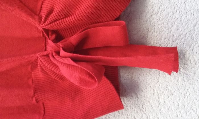 Cache-cœur rouge C.M.P.55 femme - photo numéro 3