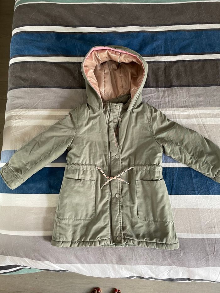 Manteau kaki fille