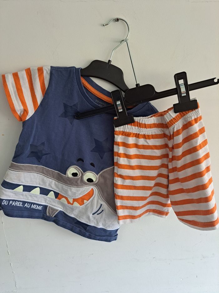 Ensemble tee shirt + short