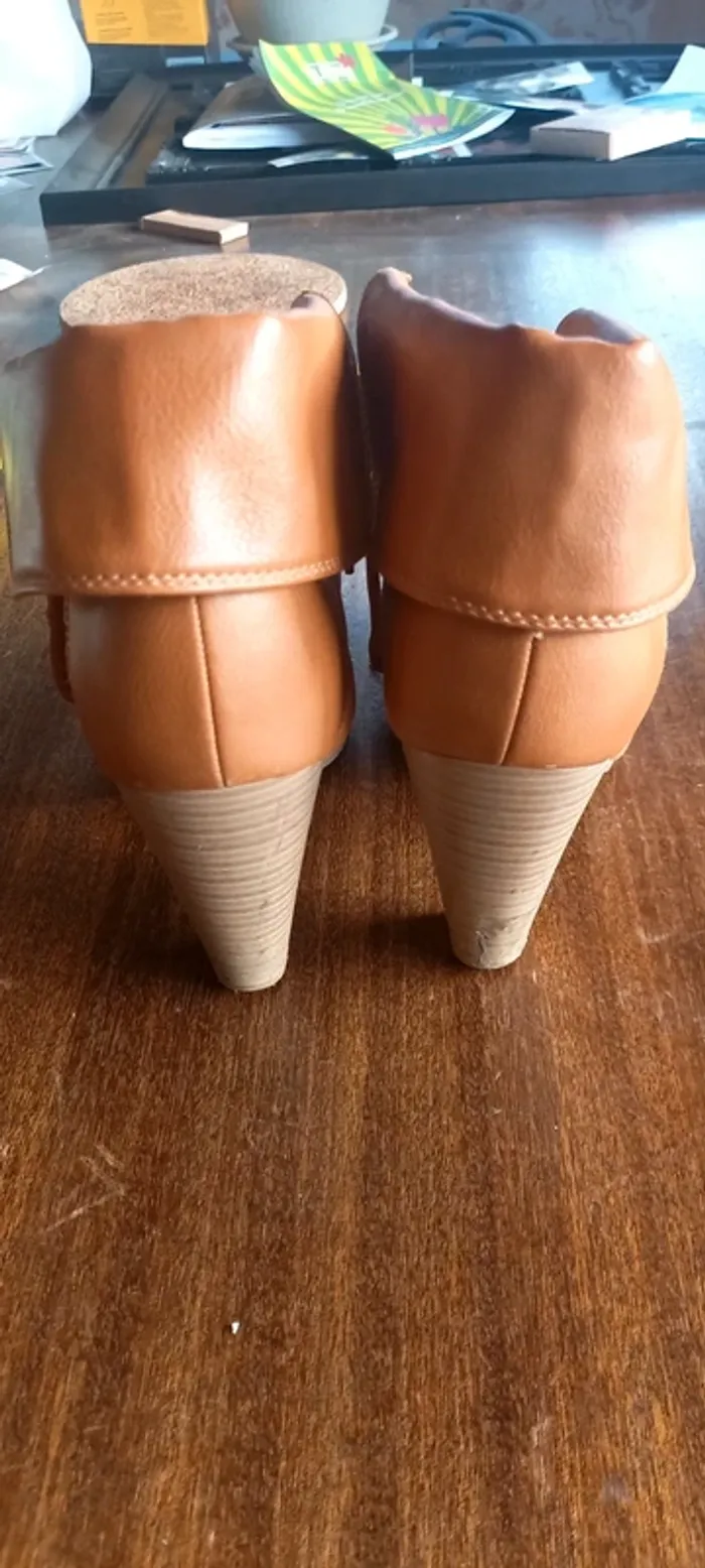 Bottines camel - photo numéro 2