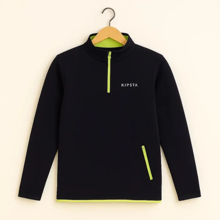 Pull zippé garçon KIPSTA 12 ans – Sport & confort