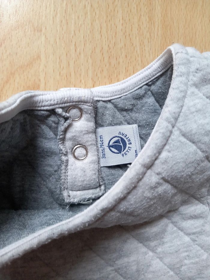 Robe molletonnée Petit Bateau 3 ans TBE - photo numéro 5