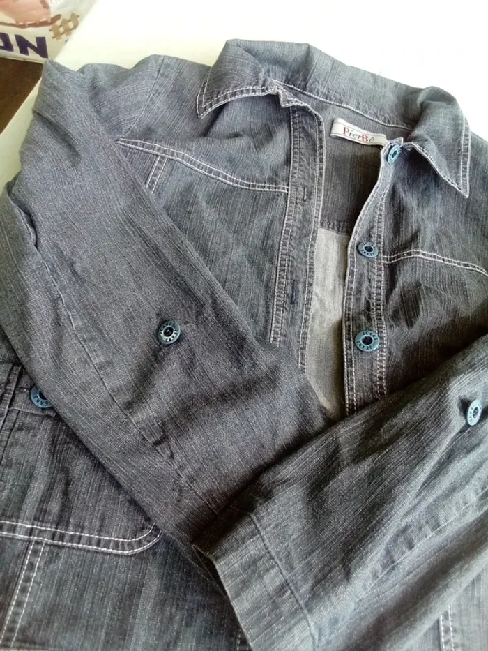 Veste en jean taille 42 - photo numéro 3