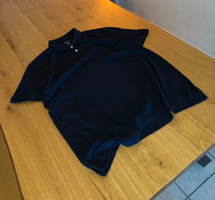 Polo G.H Bass & Co taille 2 XL Oversize 100% coton couleur bleu nuit - photo numéro 2