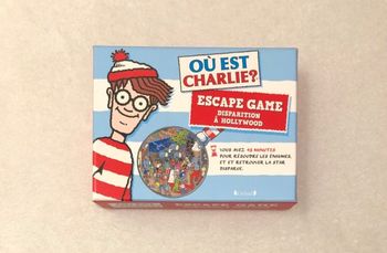 Box escape game jeu de société enfant Où est Charlie ? Disparition à Hollywood Gründ
