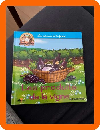 Livre pour enfants sur les animaux de la ferme altaya les produits de la vigne