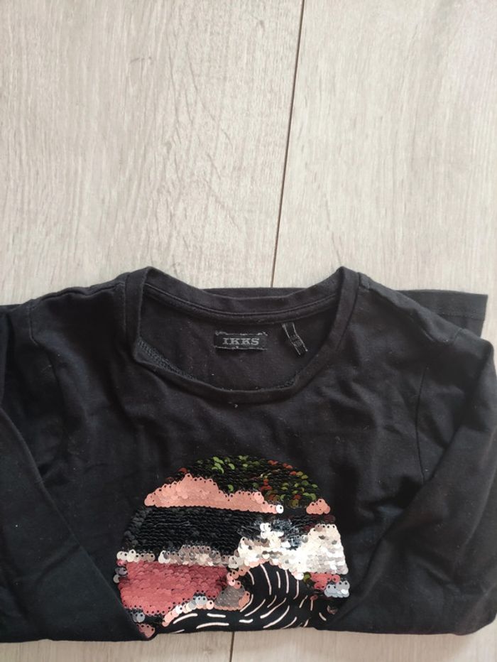 Tee-shirt IKKS fille 6 ans - photo numéro 3