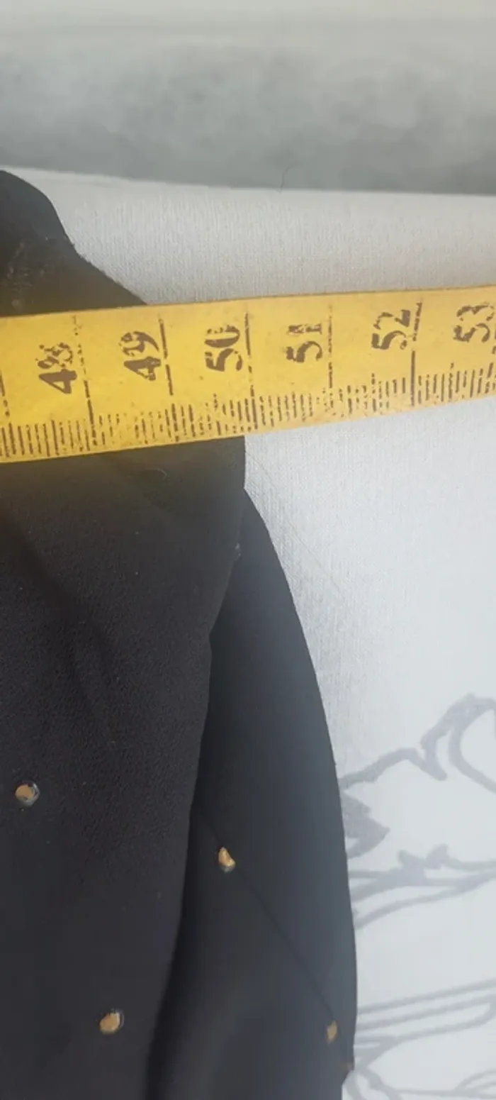 Robe voile noir/or 44 - photo numéro 6