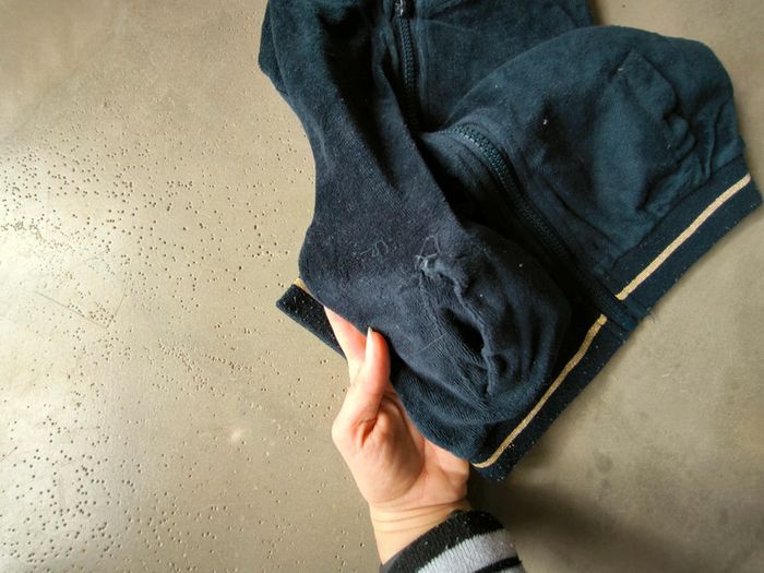 Veste velours bleu marine - photo numéro 3