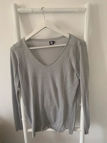 Pull argenté