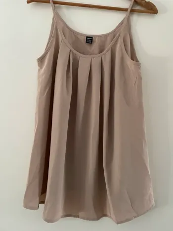 Haut long beige