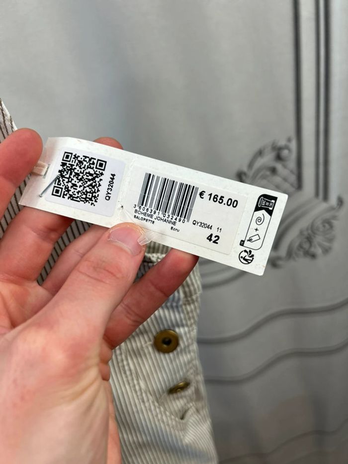 Salopette I Code 42 écru Neuve - photo numéro 4