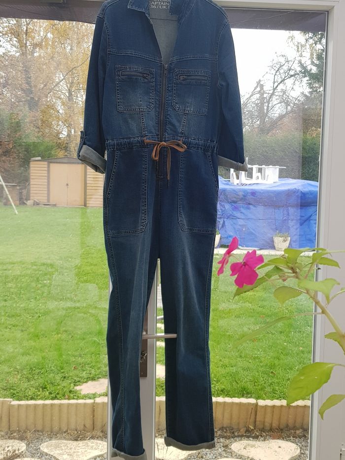 Salopette jeans femme - photo numéro 2