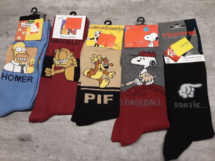 Lot chaussettes humoristiques
