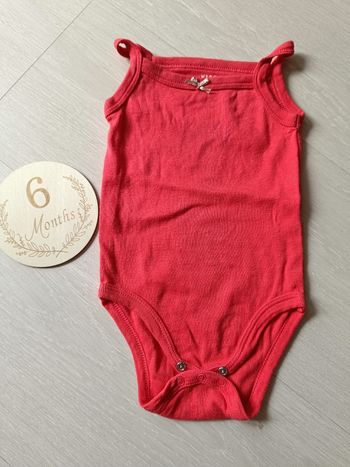 Body bretelle rouge