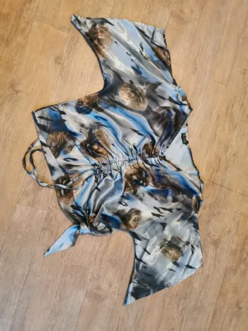 Blouse effet satiné