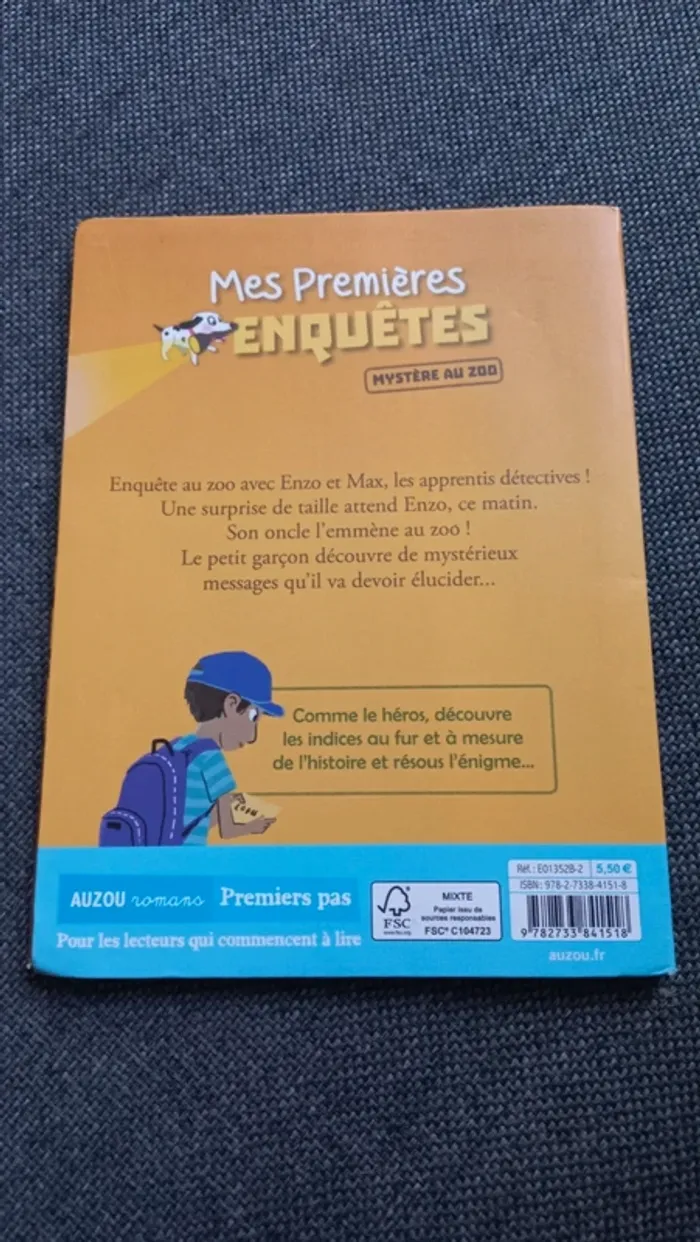 Livre mes premieres enquêtes. Mystère au zoo - photo numéro 2