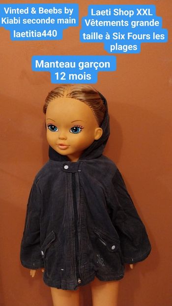 Manteau 12 mois garçon sucre d'orge