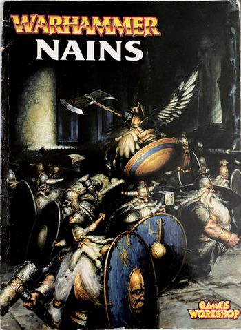 Livre d'armées Nains warhammer 6 eme edition