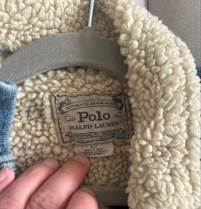 Veste en jean doublée Ralph Lauren - photo numéro 3