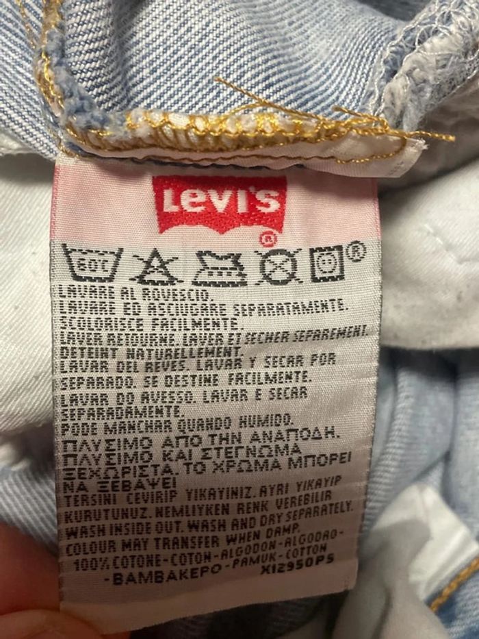 Jean levi’s 501 bleu taille W29 L34 - photo numéro 4