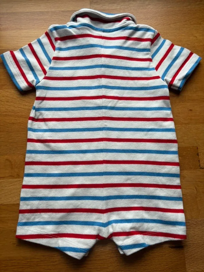 Belle barboteuse petit bateau 6 mois garçon neuve - photo numéro 3