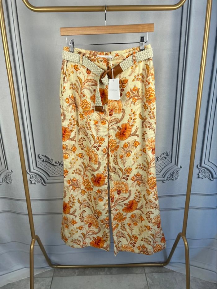 Pantalon en Lin Zimmerman M / T1 Neuf