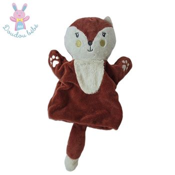 Doudou Renard marionnette marron beige SIMBA TOYS