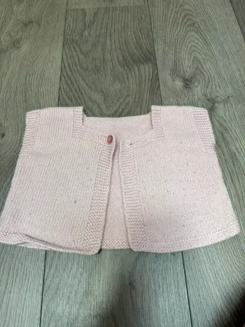 Gilet sans manche tricoter main