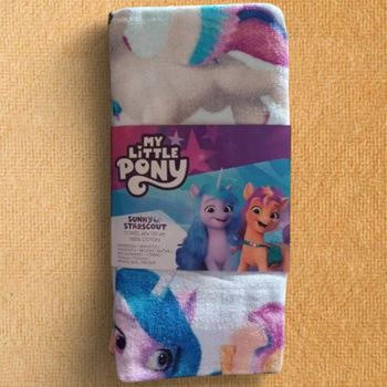 MY LITTLE PONY - Serviette de bain / plage 100% coton 60x120cm