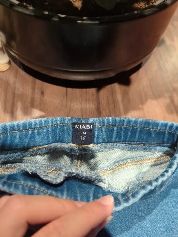 Pantalon couleur jean 9m - photo numéro 2