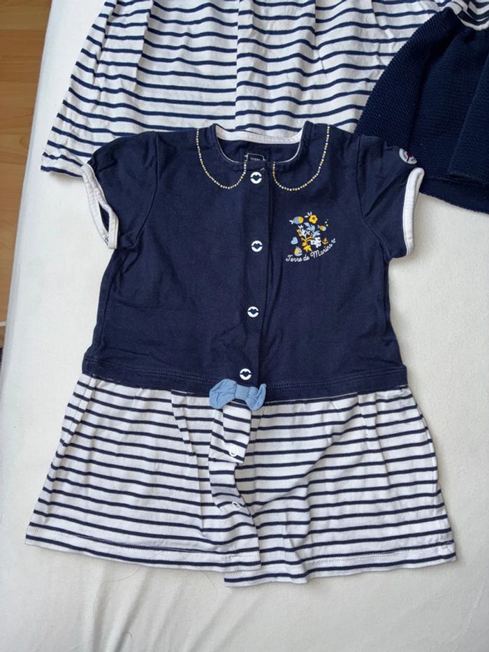 Lot 4 robes marinière - photo numéro 3