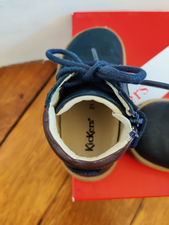 Chaussures Kickers Tackland bleu marine t21 - photo numéro 7