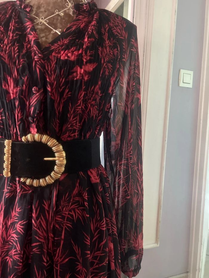 Robe longue Mango S à motifs - photo numéro 4