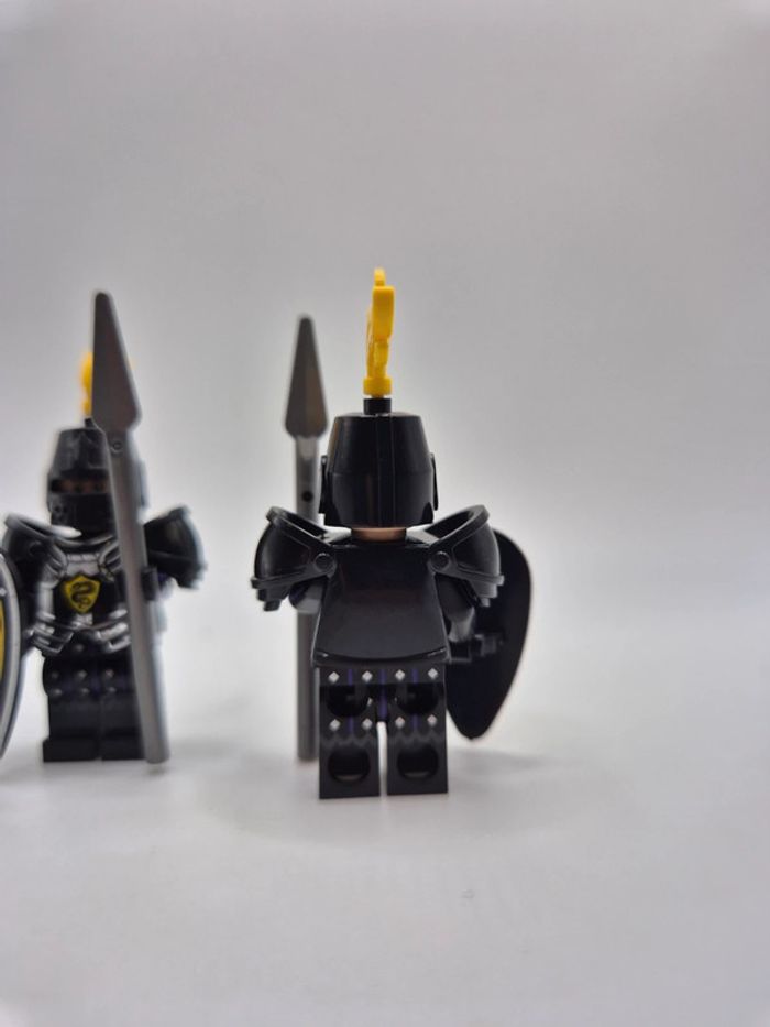 Figurines type lego 2 soldats chevaliers Serpent - photo numéro 5