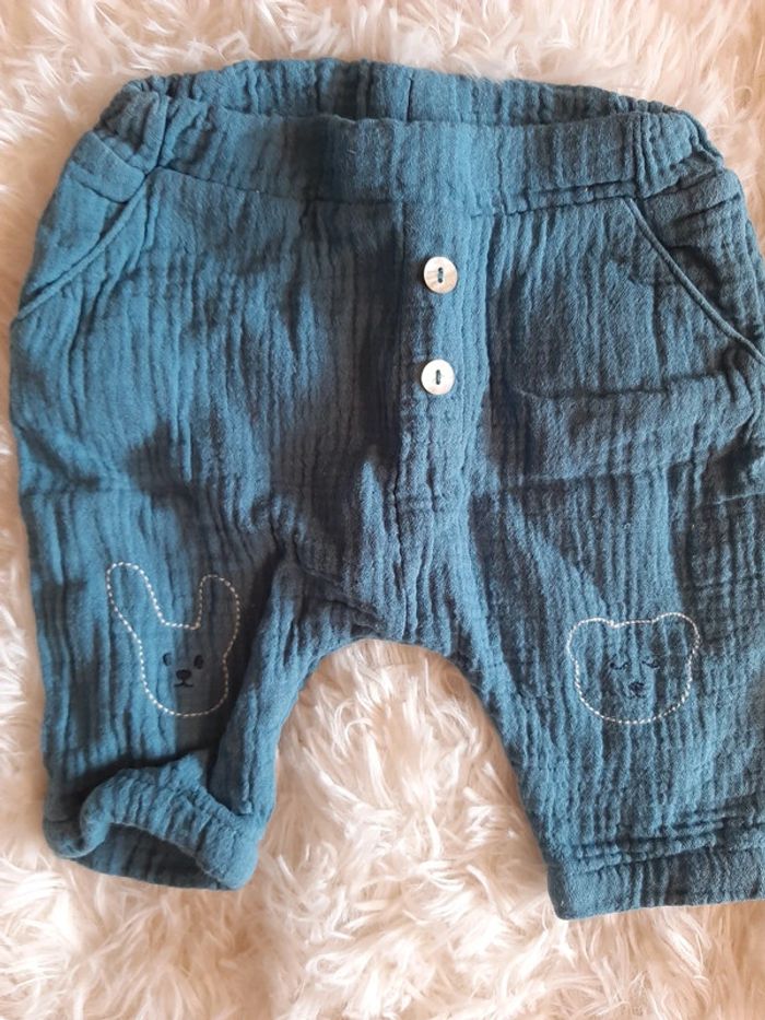 Pantalon gaze de coton Mon premier major - photo numéro 2