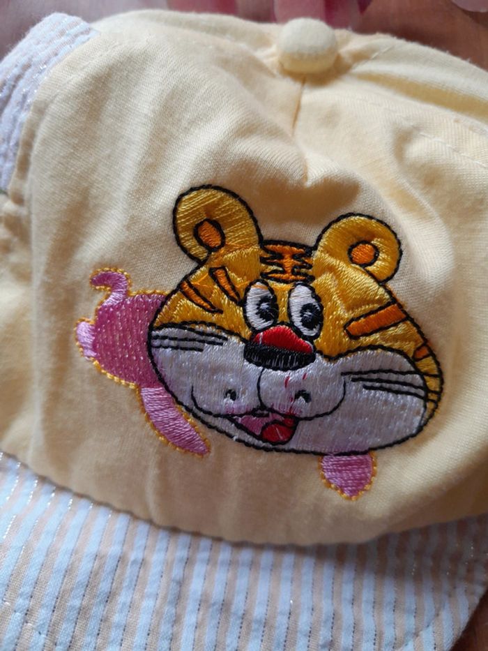Casquette bébé 3 6 mois mixte tigre - photo numéro 5