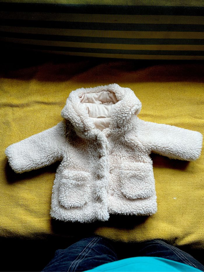 Veste en sherpa écrue mixte - photo numéro 5