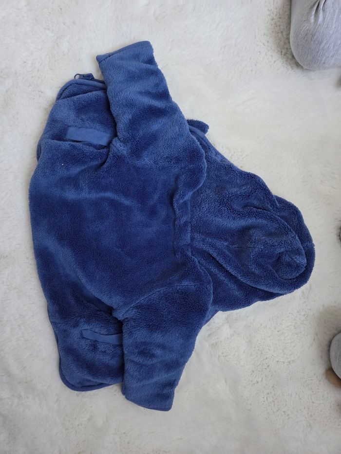 Gilet chaud bleu tisaia 3mois - photo numéro 5