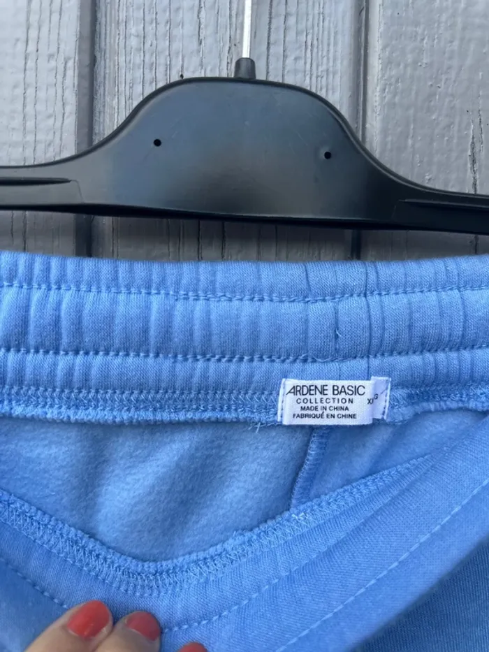 Short taille haute bleu fourré doux XXL/44 - photo numéro 5