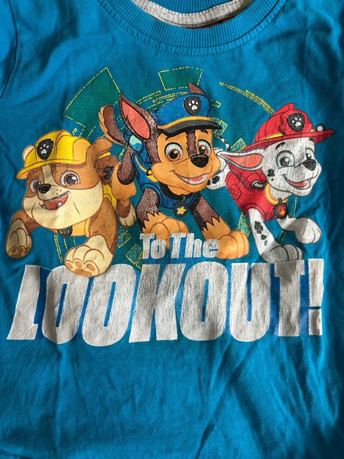 Ensemble short tee shirt pat patrouille paw patrol 3 ans - photo numéro 3