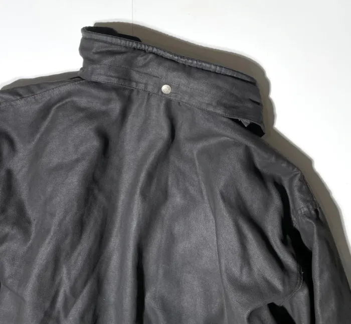 Serge Blanco rugby black jacket rare vintage Mens L made in France 🇫🇷 - photo numéro 12