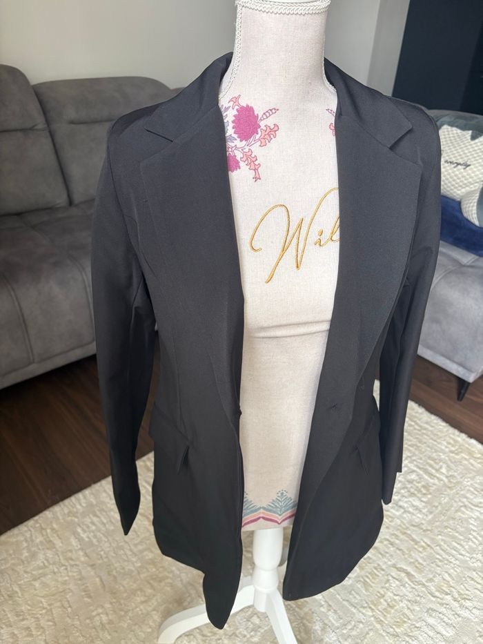 Veste blazer noir - Taille M - photo numéro 5