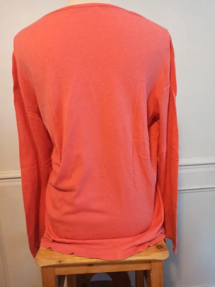 Pull corail léger demi saison Xl - photo numéro 7