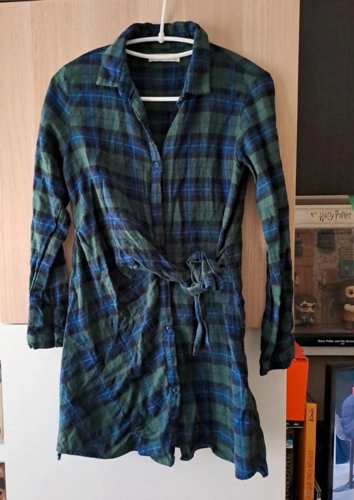 Chemise longue en coton